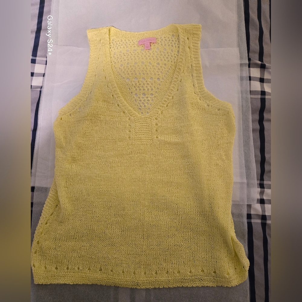Lilly Pulitzer sweater sleeveless